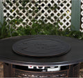 Stanbroil Cast Aluminum Fire Pit Lid for Outside Fire Pit Table Lazy Susan