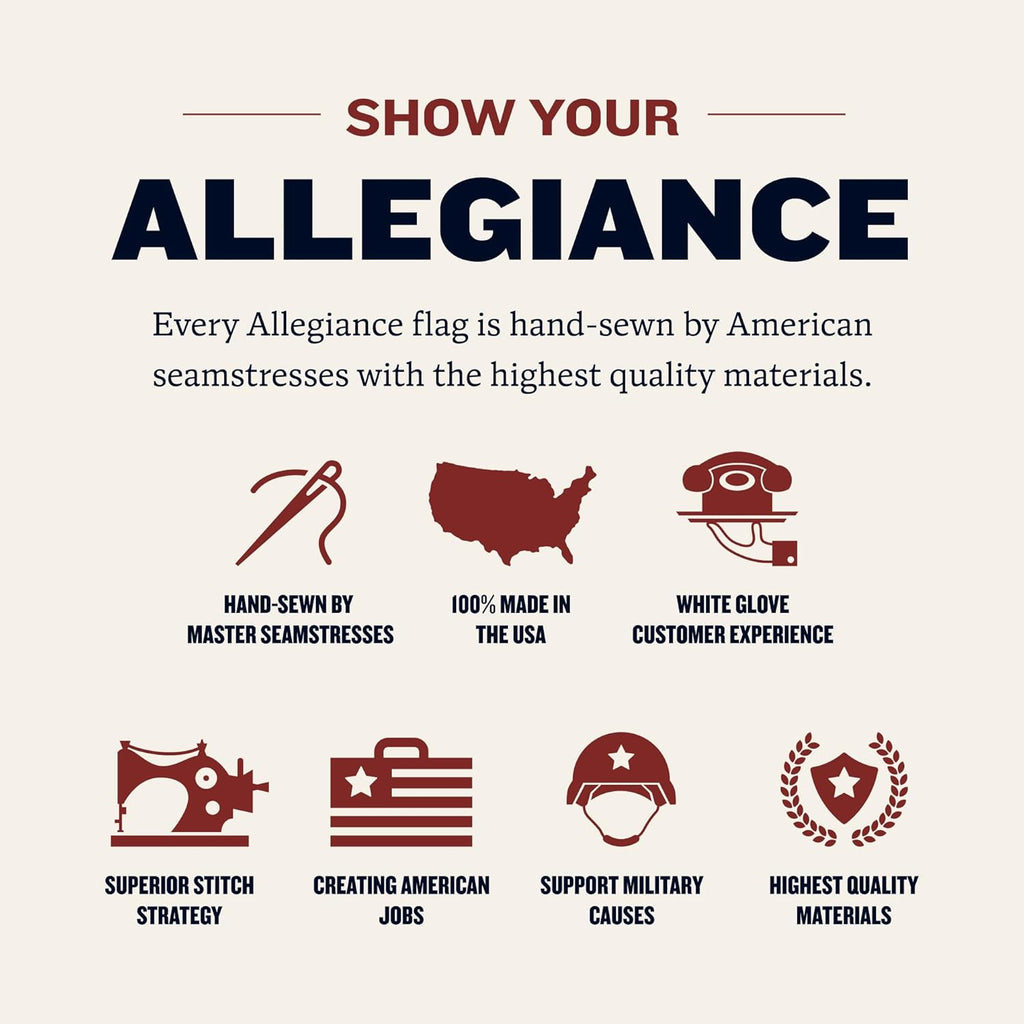 Allegiance American Flags For Outside 4x6 Ft, Made in USA