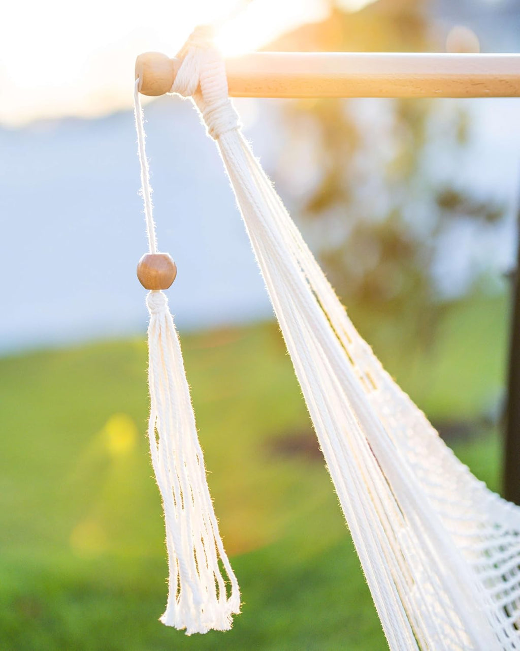 joyview hanging hammock chair, caribbean rope swing chair on a desk or shelf