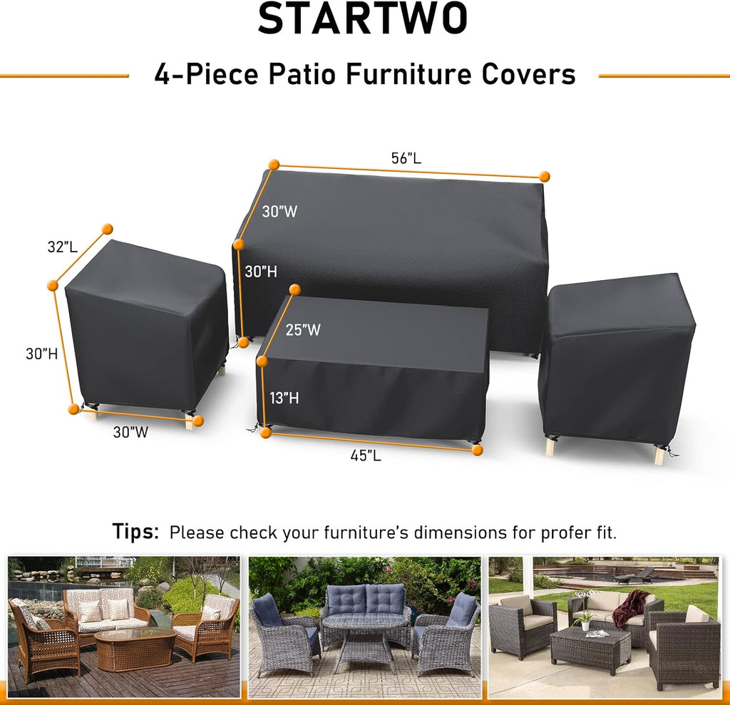 STARTWO Outdoor Furniture Cover Waterproof