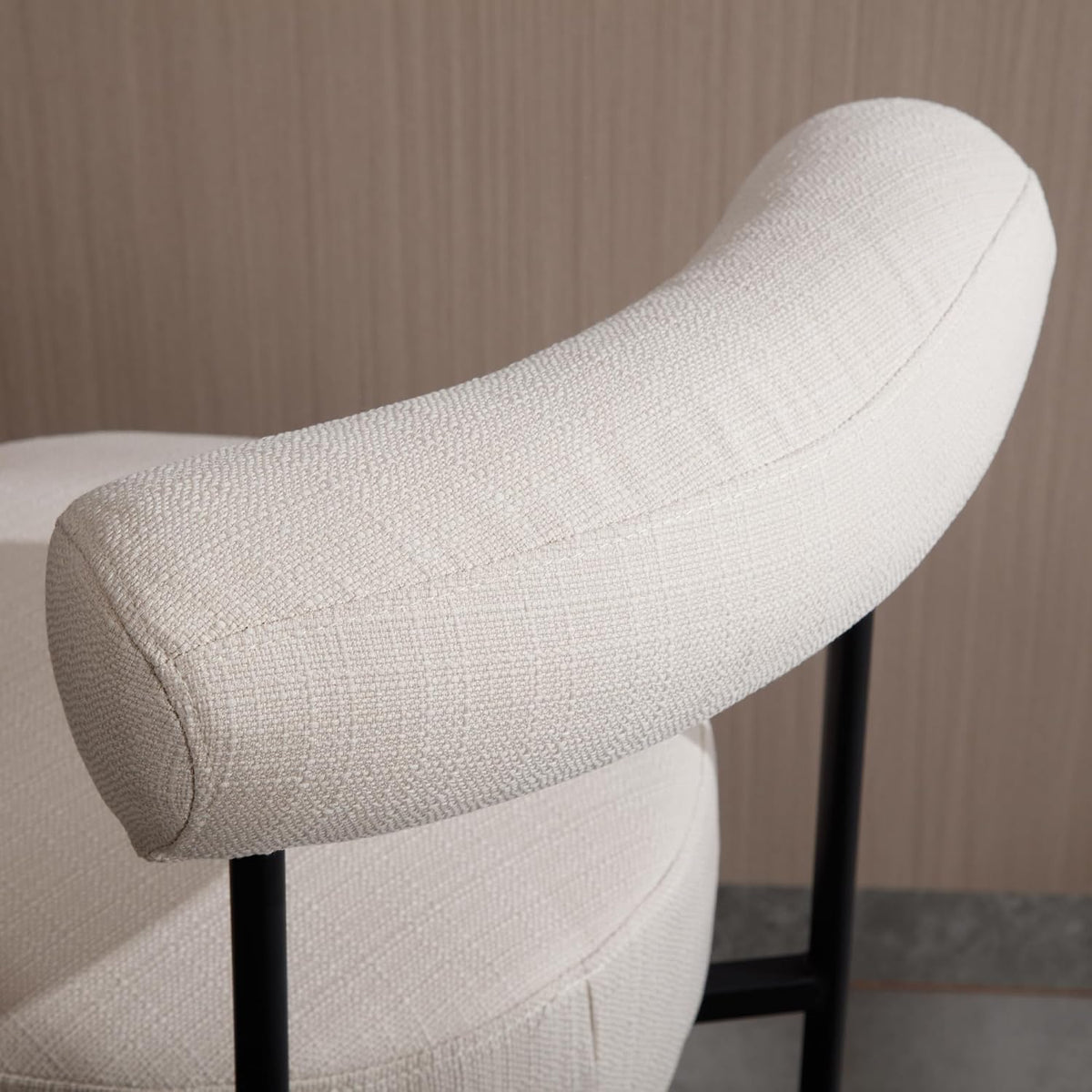 shunzhi beige linen counter height bar stools set, package contents