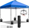 VIVOHOME 10x10ft Pop Up Canopy Tent One Push Setup