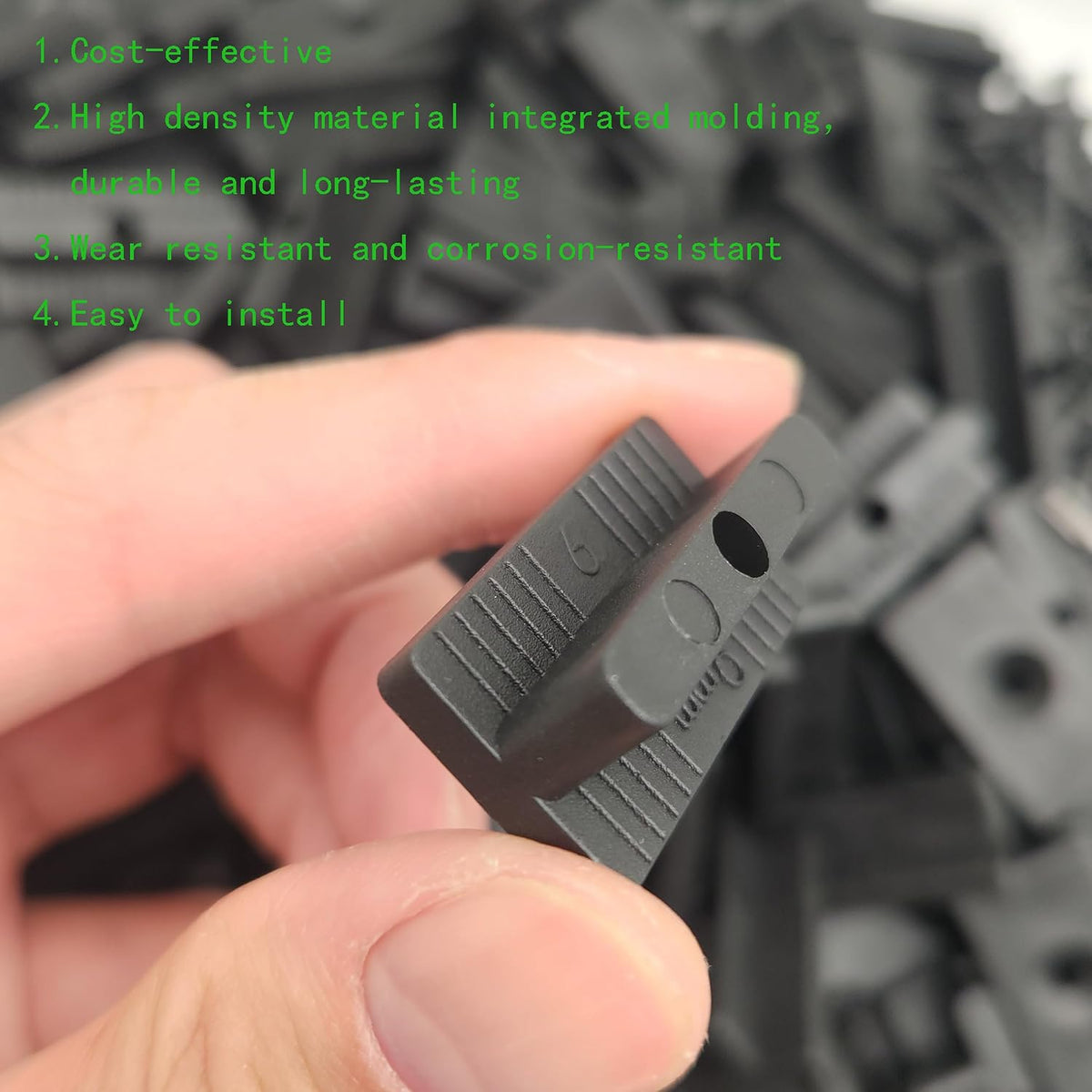 universal hidden deck fasteners - composite decking clips, close-up detail