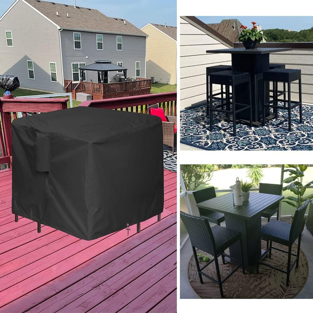 5 piece bar height patio furniture dining set on a desk or shelf
