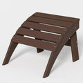 nevilywood HDPE Folding Ottoman, Adirondack Chair Footrest, Coffee