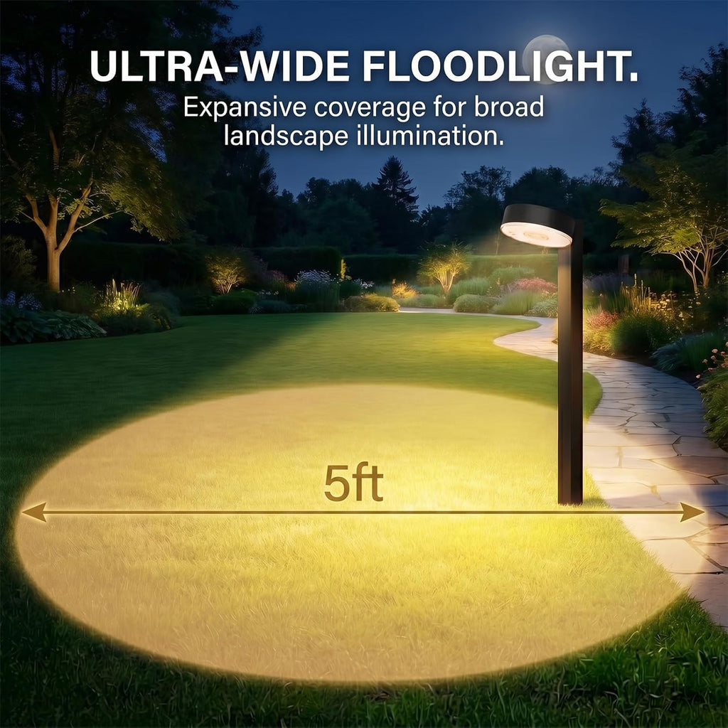 Upgraded 12 Pack Solar Pathway Lights Outdoor, 3 Color Temperatures