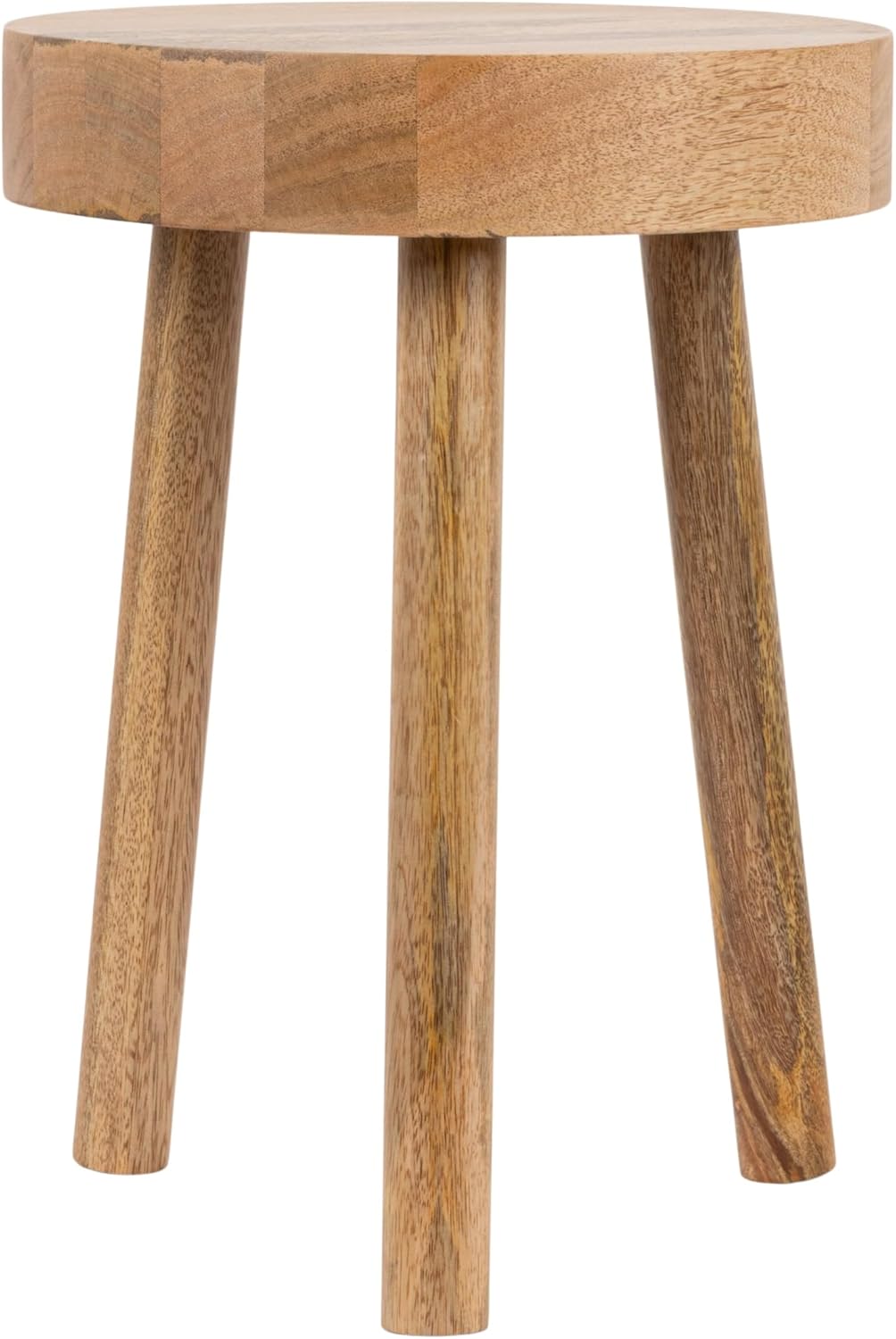 Bloomingville Round Mango Wood Stool, Natural