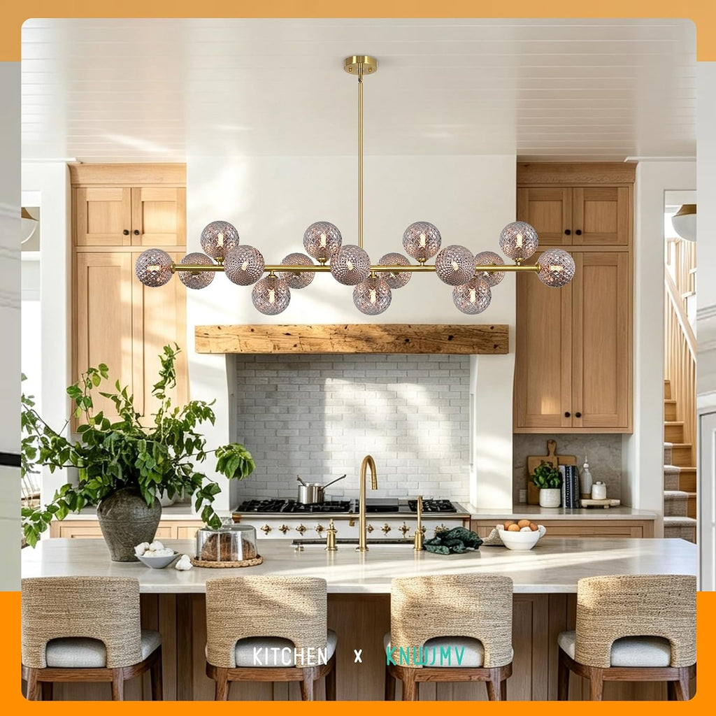 chandeliers for dining room linear island light mid showing dimensions