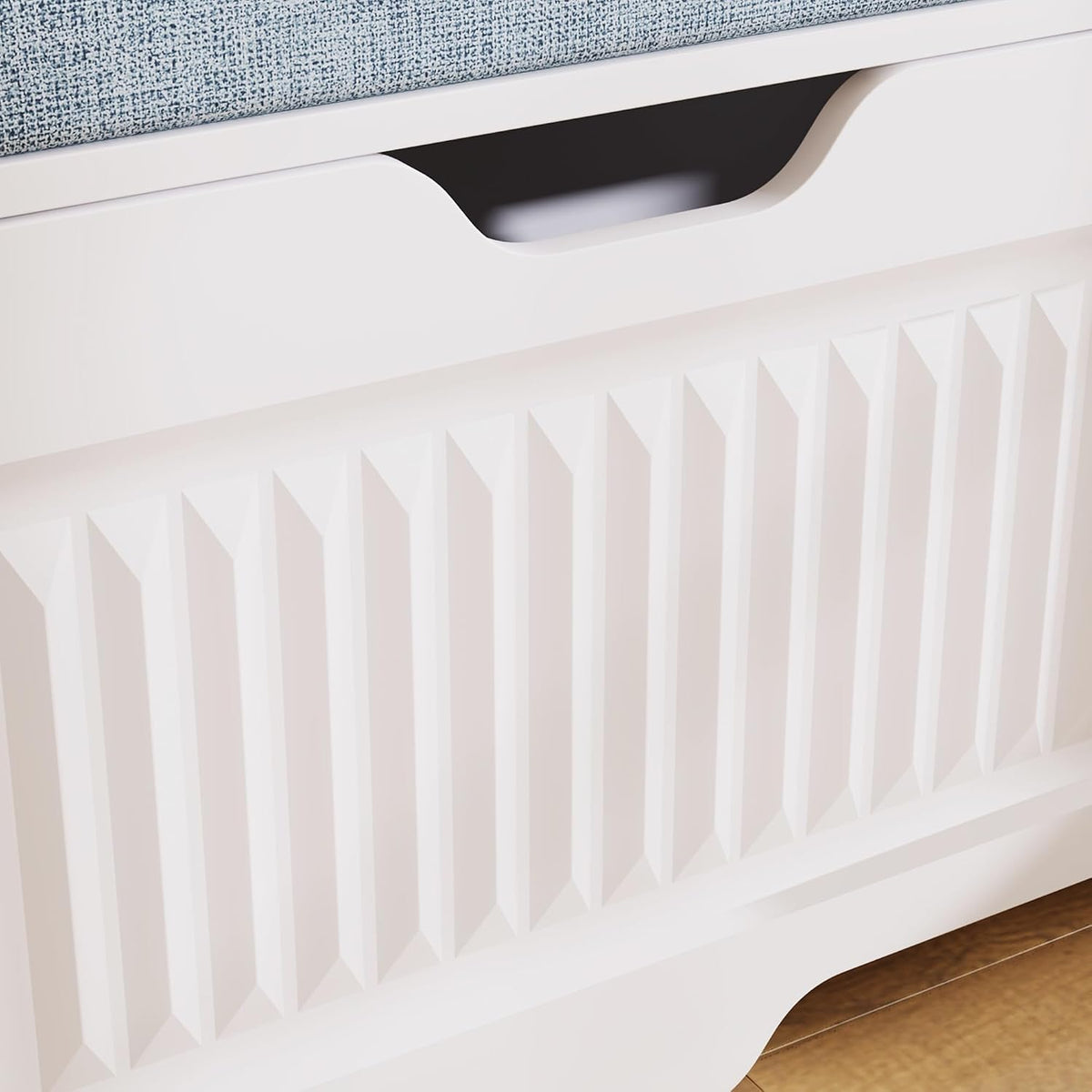 63" L-Shaped Breakfast Corner Storage Bench,Modern Banquette Seating with Cushioned Bench and Hidden Storage,Suitable for Dining Room,Kitchen Breakfast Nooks,and Corner Entryway. (White-01)