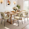 OLIXIS Dining Chairs Set of 6, Mid Century Modern Kitchen Chairs