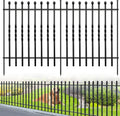 GILPWA 10 Panels No Dig Decorative Garden Fence, 32in(H)×24Ft(L)