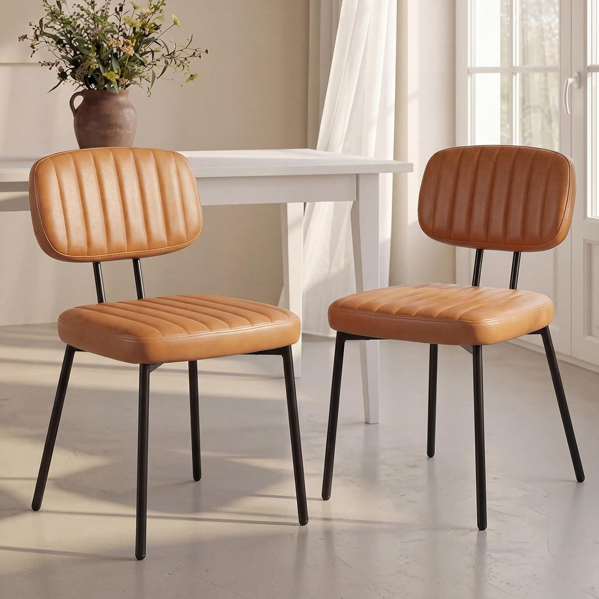 OLIXIS Dining Chairs Set of 2, Mid Century Modern Kitchen Chairs