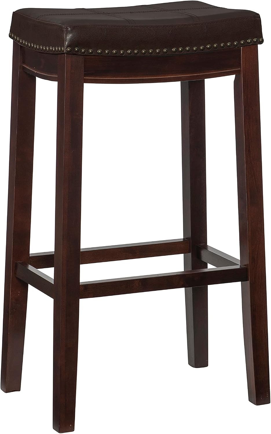Linon Home Décor Kingston, 32" x 18.75" x 13.25", Model Number: 55816BRNPU-01-KD-U