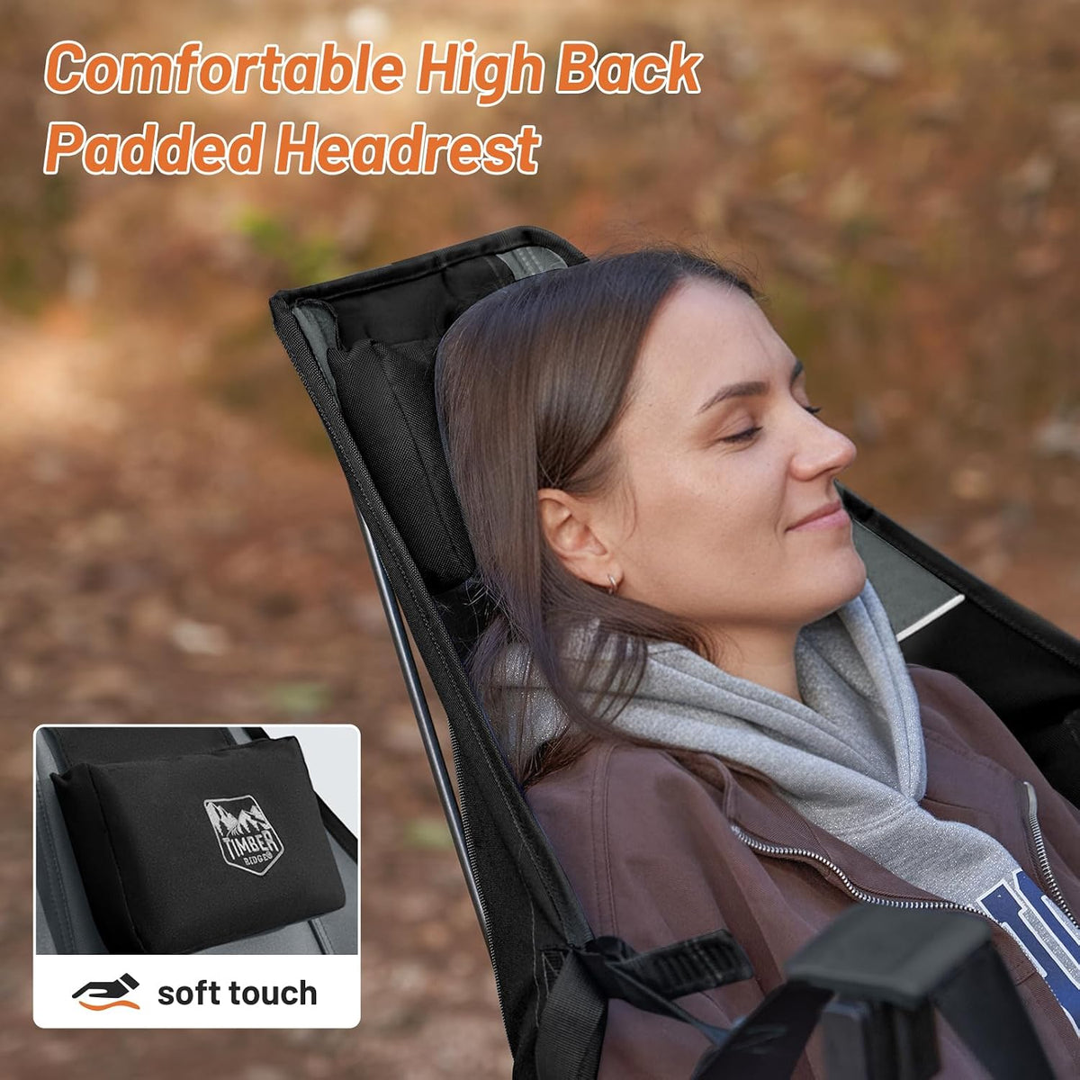 TIMBER RIDGE Hammock Camping Chair, Portable Oversized Swinging Camp Chairs