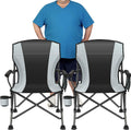 2 Pack Camping Chairs for Adults, 450 LBS Heavy Duty Camp Chair
