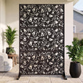 72" Outdoor Privacy Screen, Decorative Metal Privacy Fence Panels