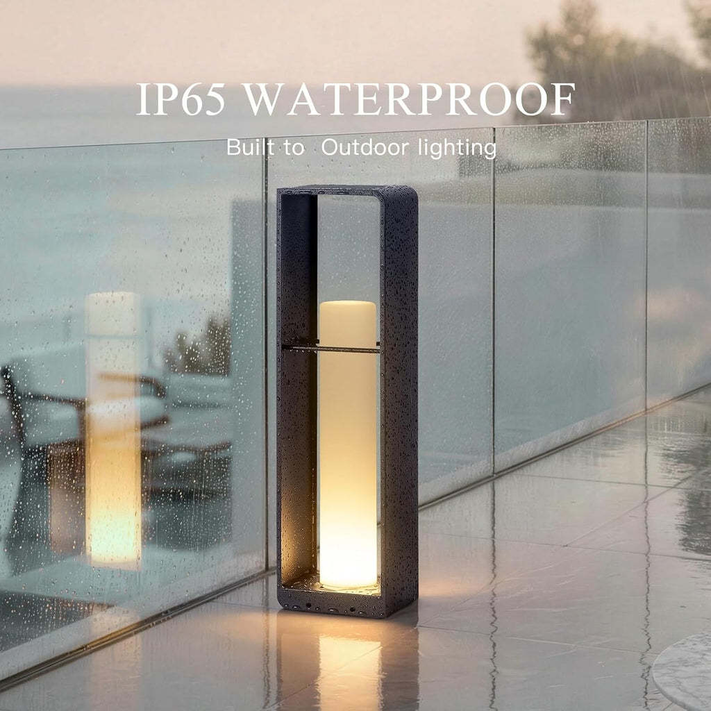 Smart Floor Lamp Dimmable, Solar Lanterns Outdoor with Remote Control