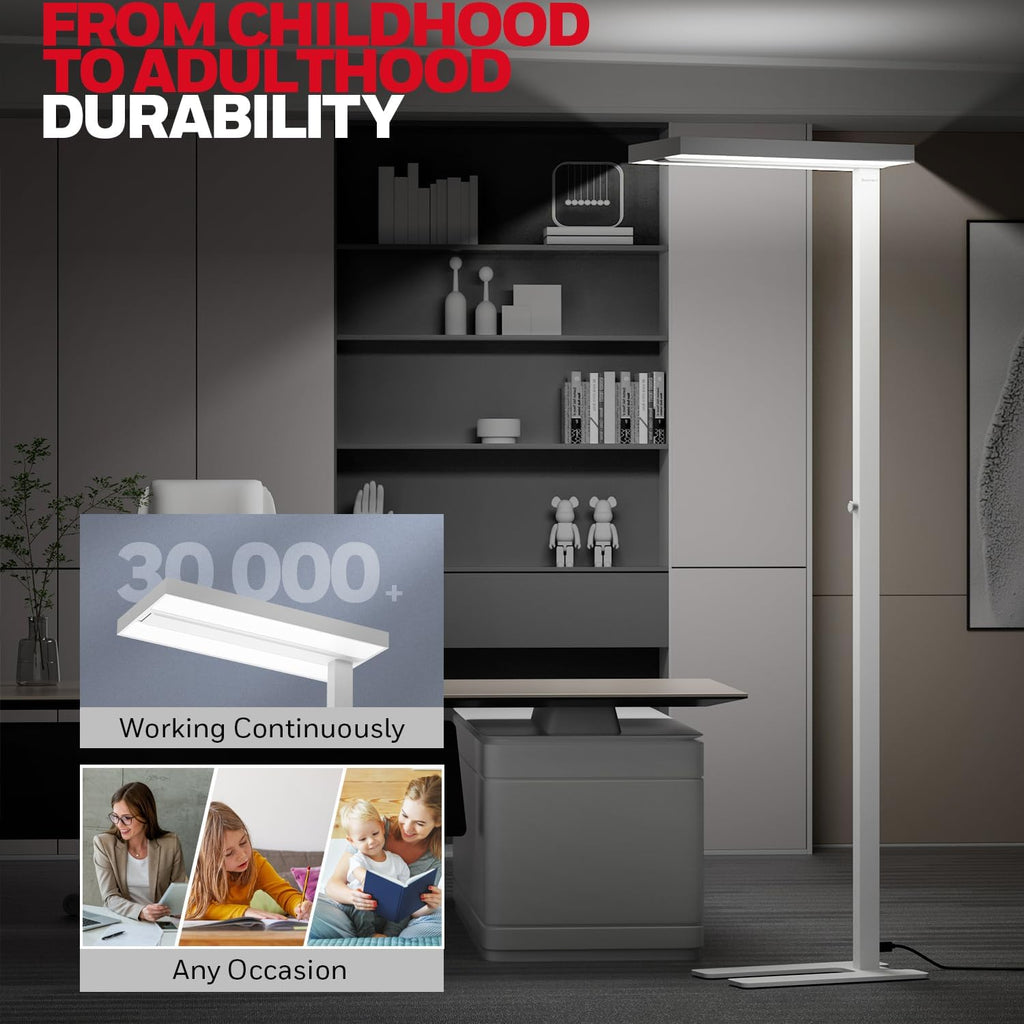 Honeywell 02E LED Floor Lamp, 16000LM Sunturalux Eye Caring Standing Light