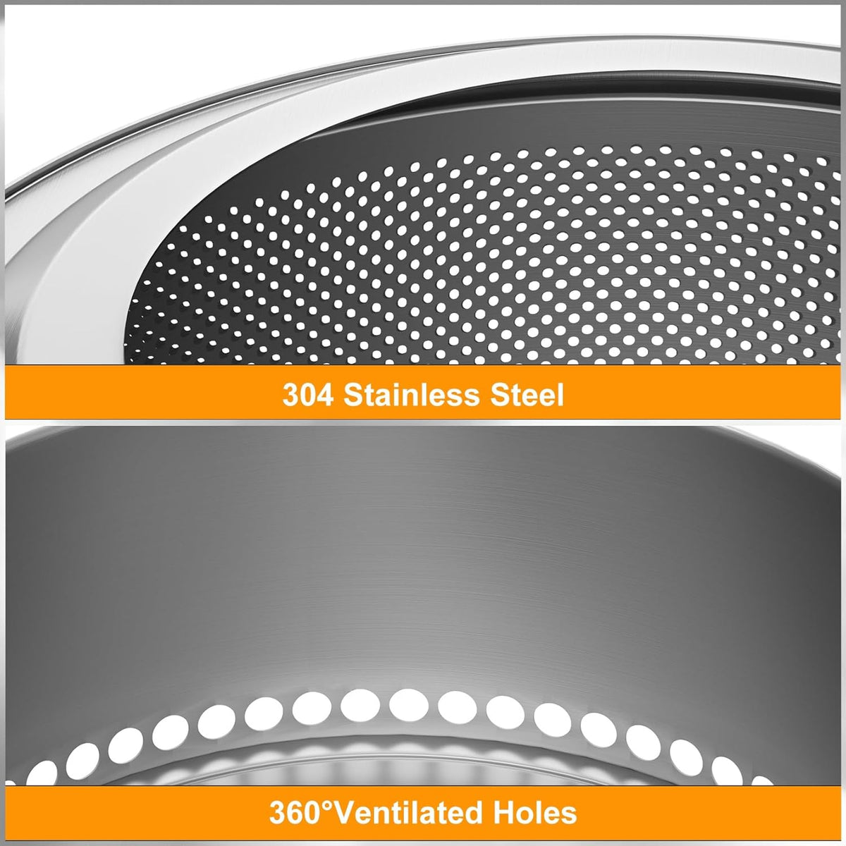 unho 20 Inch Stainless smokeless firepit for Outside Wood Burning Stove