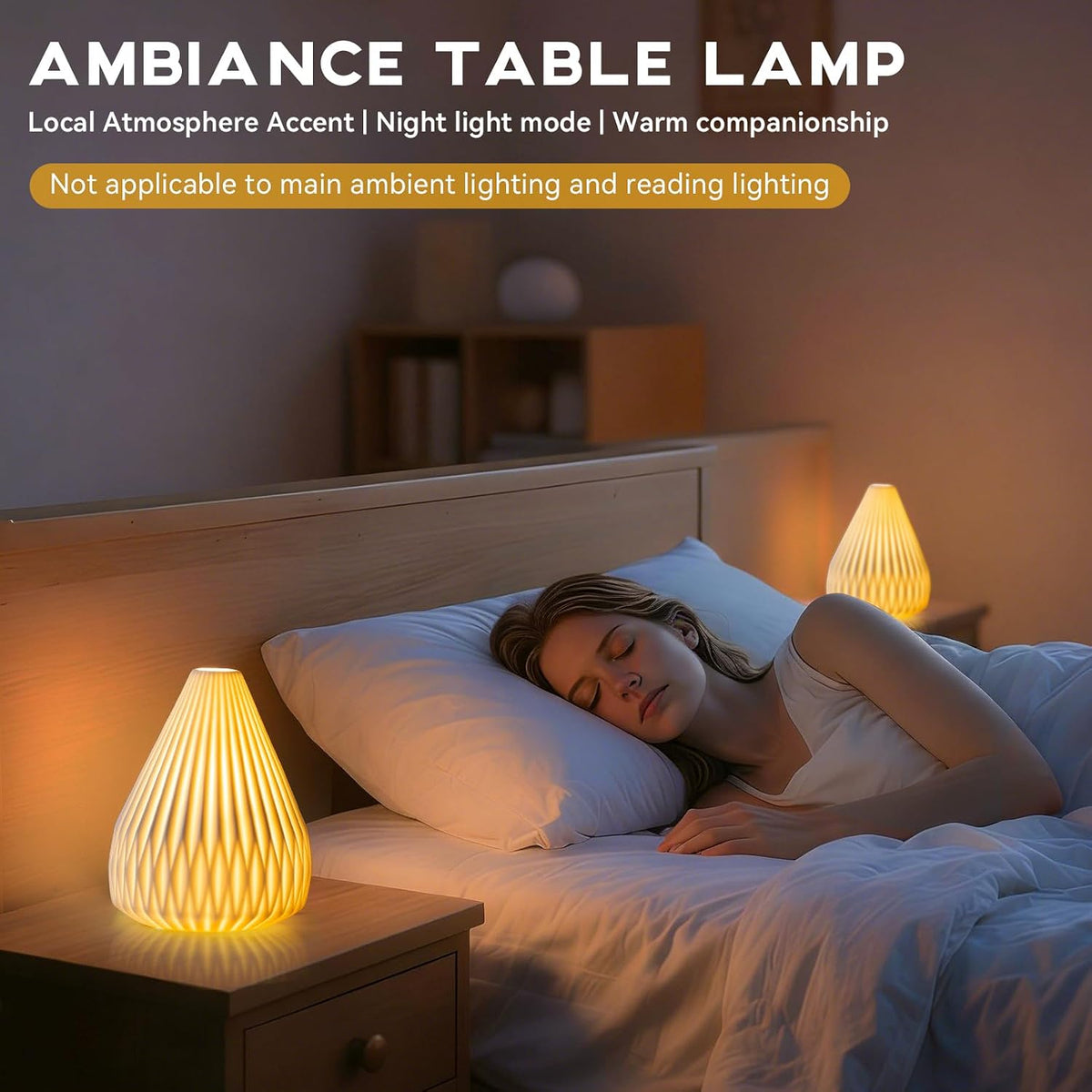 9.1" Decorative Ceramic Table Lamp Living Room,Bedroom,Corded,Bulb Included