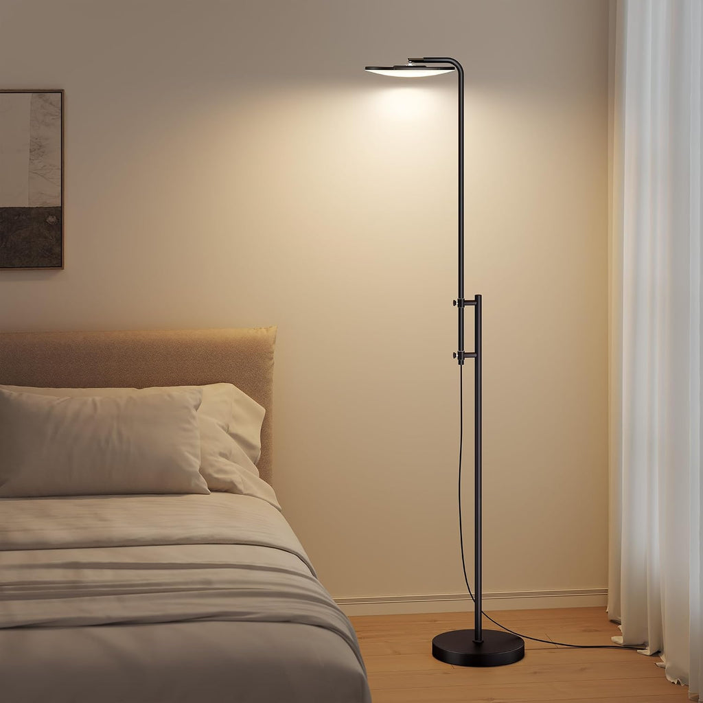 SUNMORY 32W/3000LM Bright Floor Lamp, Tall Standing Lamps for Living Room