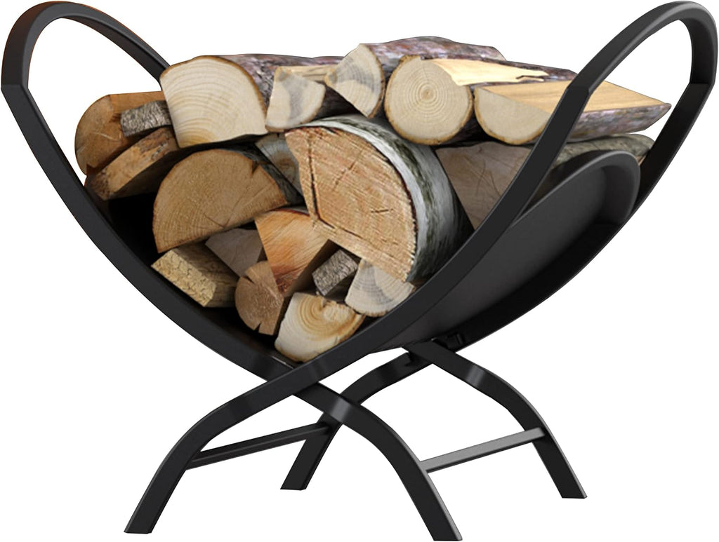 Fire Beauty Folding Firewood Rack Indoor Outdoor Log Storage Holder