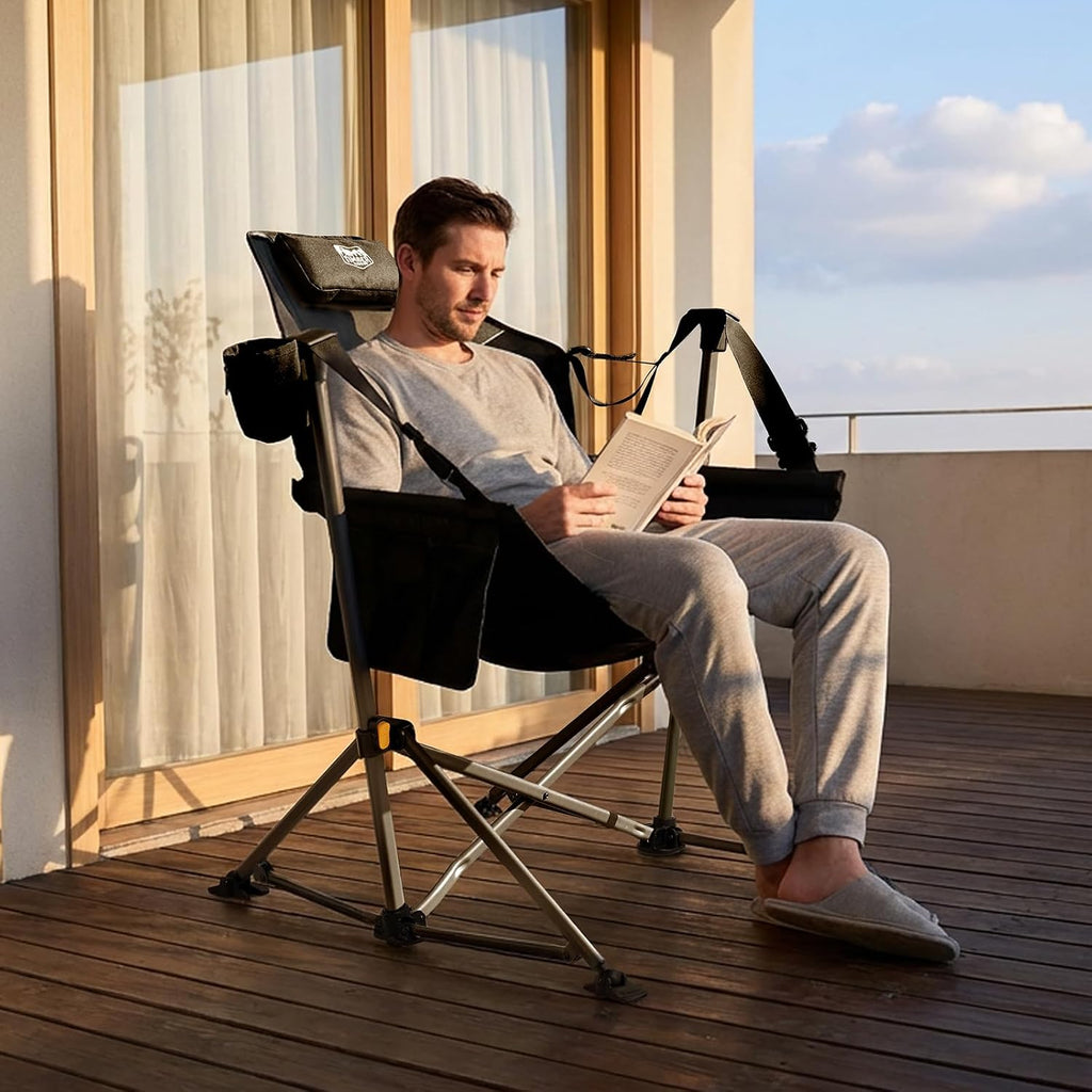 TIMBER RIDGE Hammock Camping Chair, Portable Oversized Swinging Camp Chairs