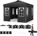 Tangkula 10x10 FT Pop Up Canopy with Center Lock