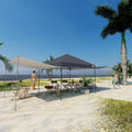 MASTERCANOPY 10x10 Pop Up Canopy Tent with 2 Shelters，230 Sq ft Drak Grey