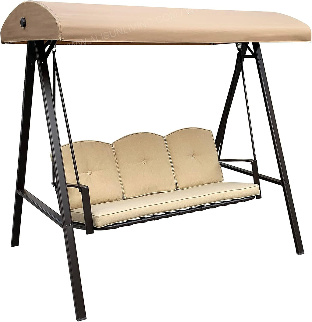 alisuncanopy top & cushions for gss00132d cunningham patio shown in use