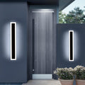 2 Pack 31.4inch Outdoor Wall Sconce, 3 Color, IP65 Waterproof, 31W