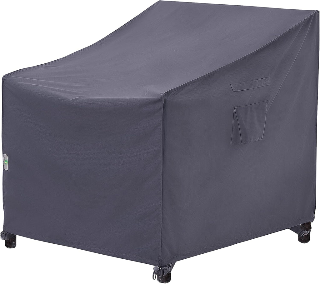 F&J Outdoors Patio Chair Covers, Grey, 35" W x 39" D x 36" H, 1 pc