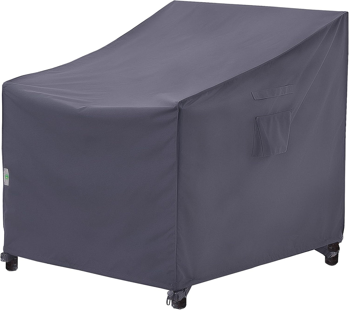 F&J Outdoors Patio Chair Covers, Grey, 35" W x 39" D x 36" H, 1 pc