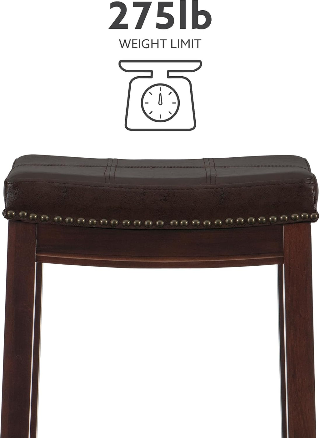Linon Home Décor Kingston, 32" x 18.75" x 13.25", Model Number: 55816BRNPU-01-KD-U
