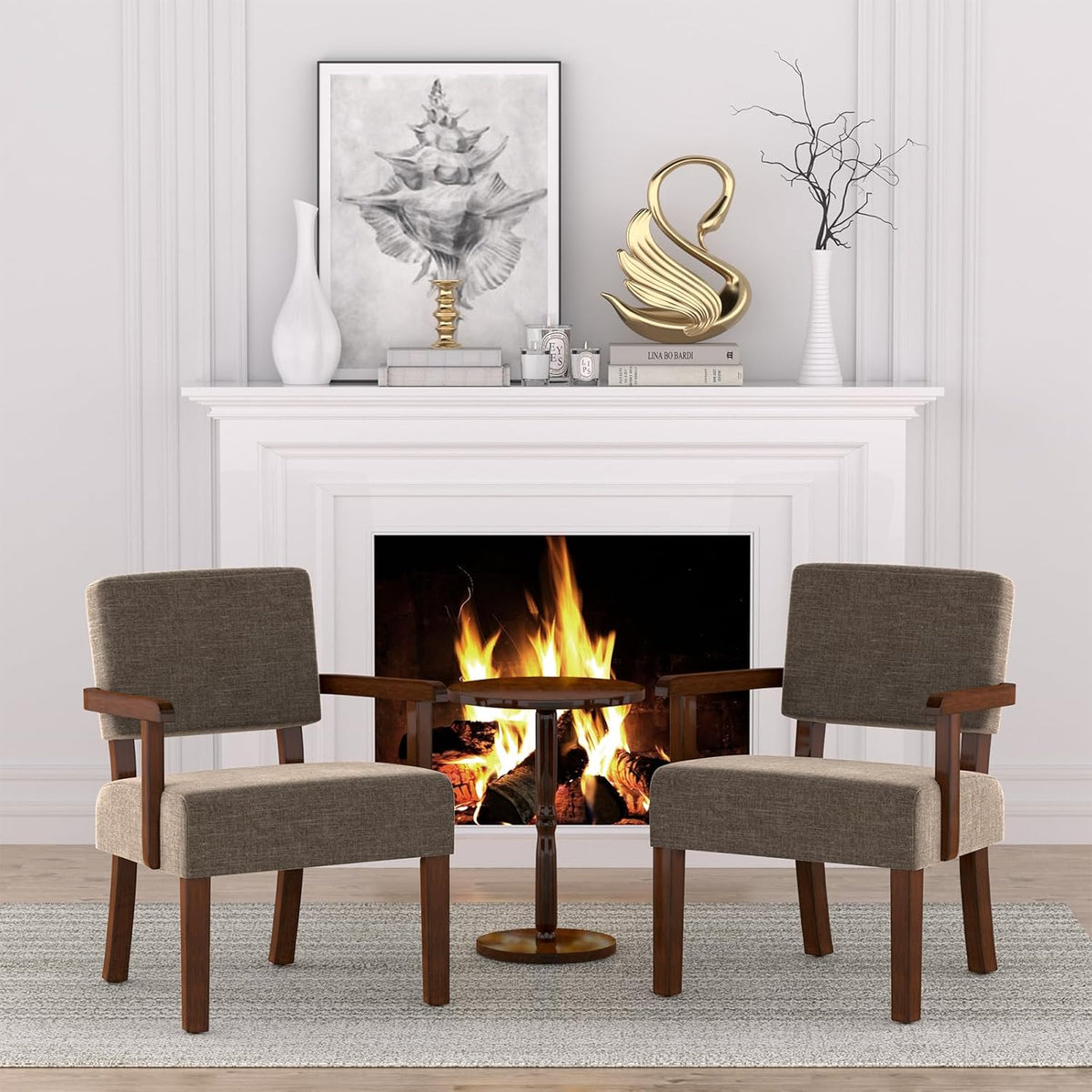 FAGAGA Accent Chair, Living Room Chairs Oversized with Soft Seat