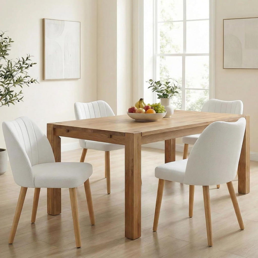 Garvee Wooden Dining Chairs Set of 6, Dining Room Chairs with Wood Legs