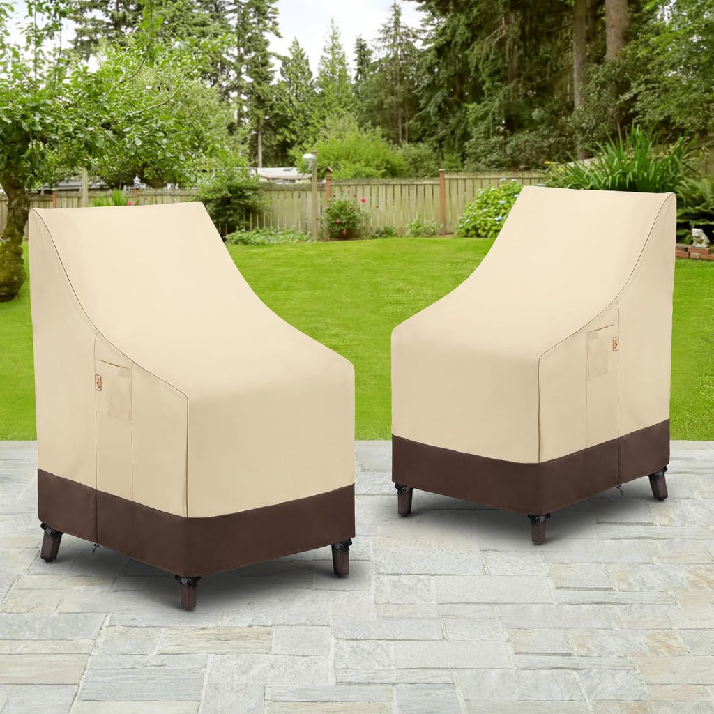 arcedo outdoor high back chair covers, 29"w x on a desk or shelf