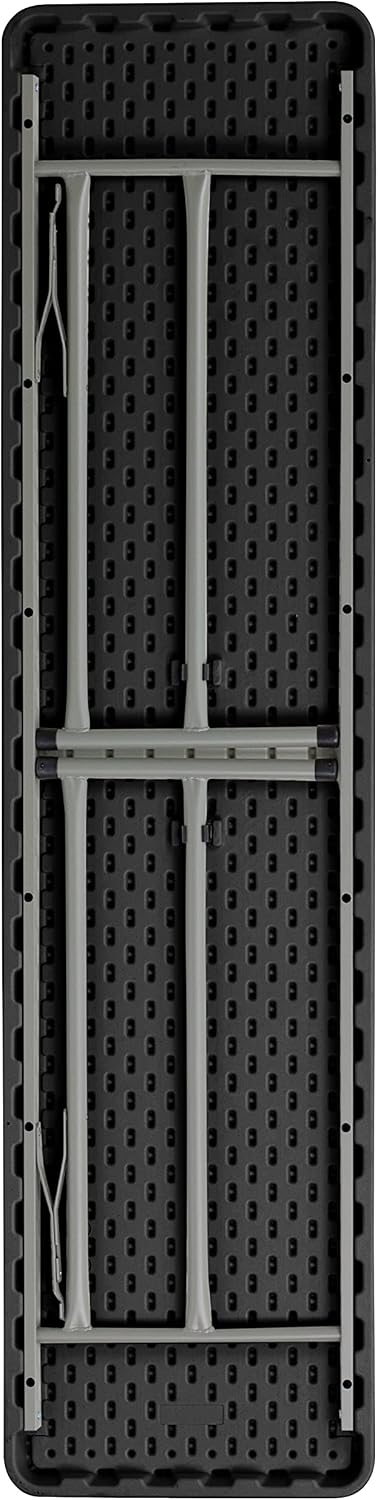 Flash Furniture 6 ft Plastic Folding Training Table, Black