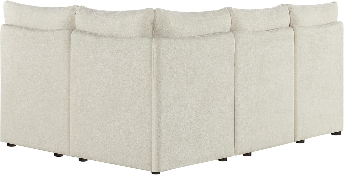 CHITA Breakfast Nook Bench with Storage, Banquette Seating, 4 Seats, Linen