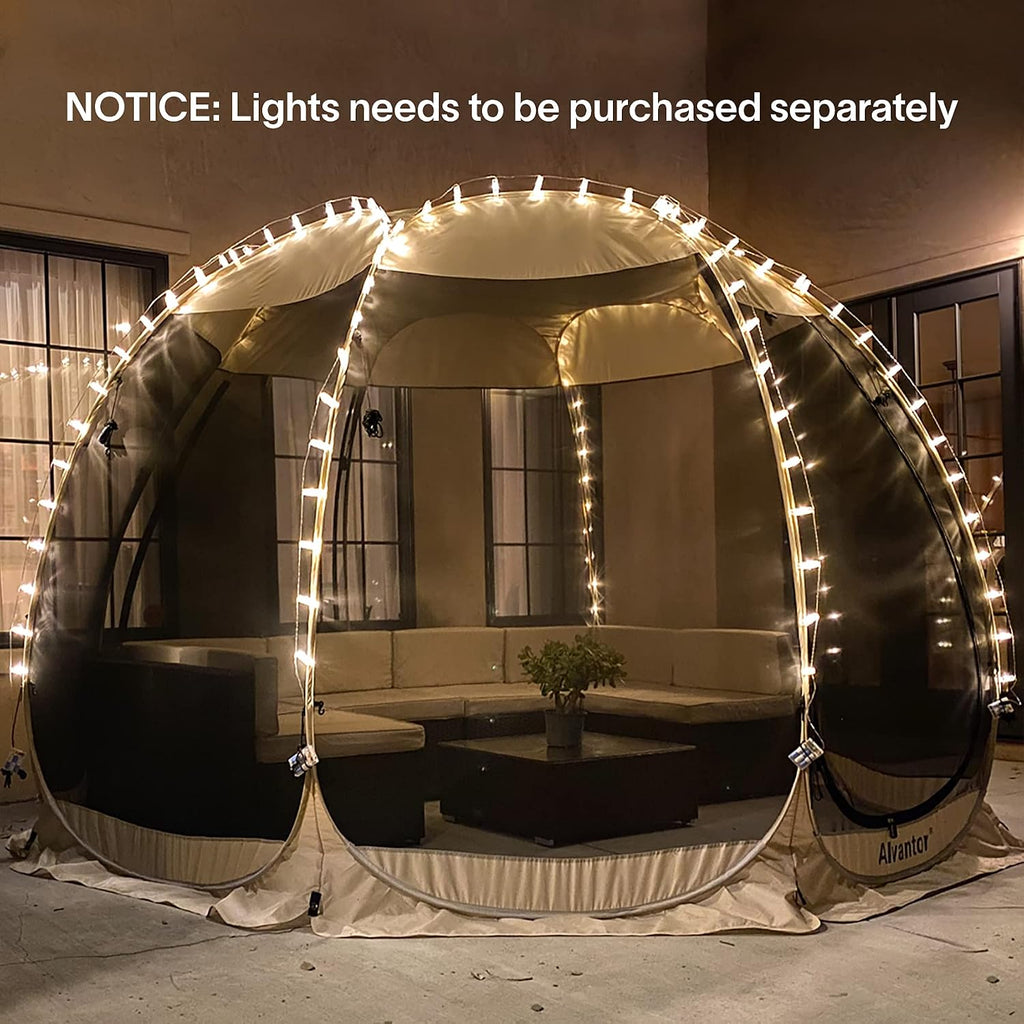 alvantor pop up screen house tent, instant outdoor, view 9