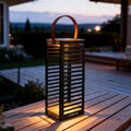 EcoGreen Solar Floor Lamp, Solar Lanterns Outdoor Waterproof for Yard