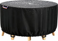 Round Patio Table Cover, 72"Dia Waterproof Outdoor Furniture Covers