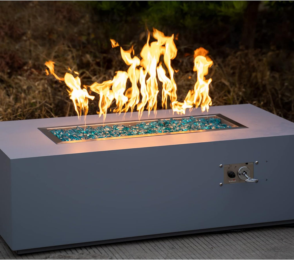 Stanbroil Linear 72" x 6" Drop-in Fire Pit Pan with Jet Burner