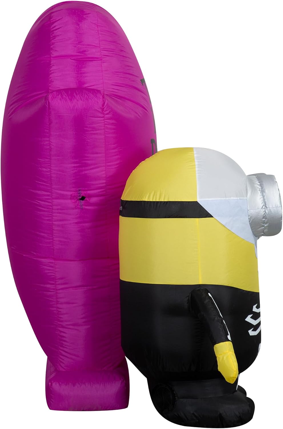 Gemmy Minions Halloween Inflatable Scene, 5 Ft Tall Lighted Universal Yard Decoration, Outdoor Decor with Stakes and Tethers