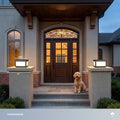Outdoor Post Light Hard Wired, 9.84" Pillar Lights Waterproof