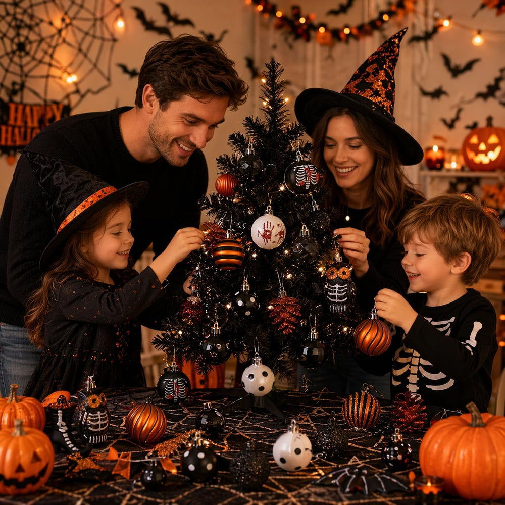 Valery Madelyn 40ct Halloween Ornaments Shatterproof Tree Decoration Indoor