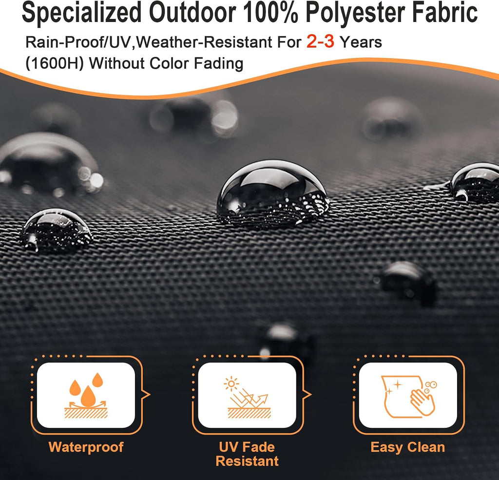 Outdoor 66in Round Daybed Replacement Canopy Cover,Grey