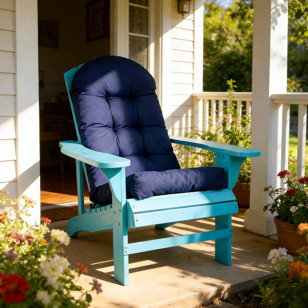 outdoor adirondack chair cushions set of 2, non-slip on a desk or shelf