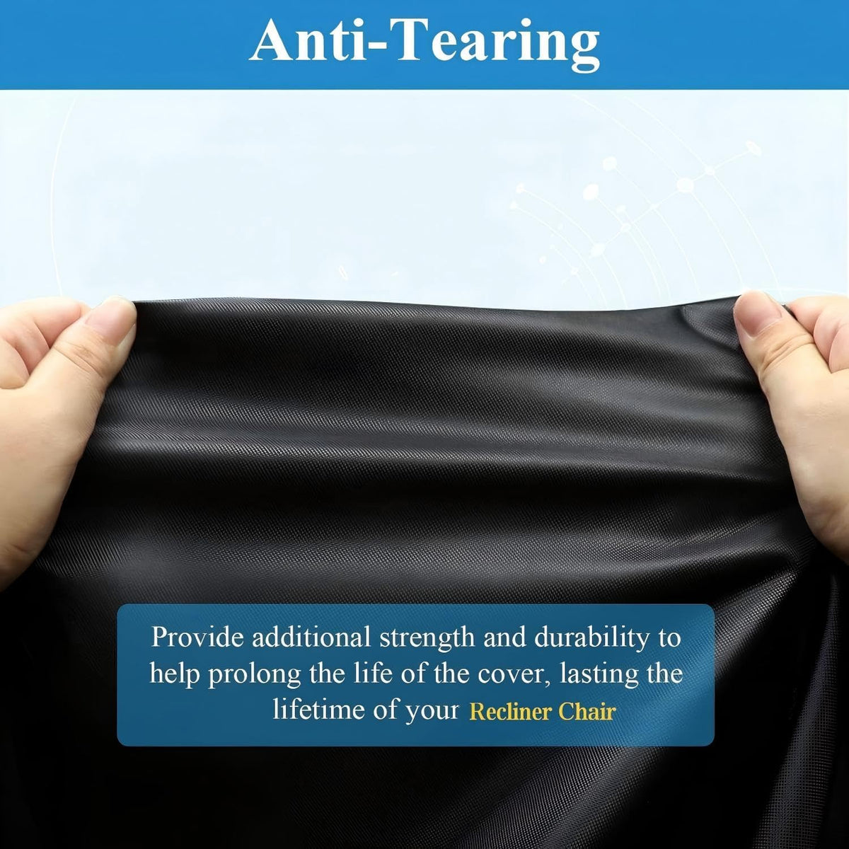 Recliner Chair Covers (2pk), Outdoor Waterproof Cover for Leather Recliner