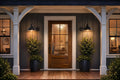 Barn Light Outdoor Wall Lights 8" Exterior Lighting Fixtures 2 Pack